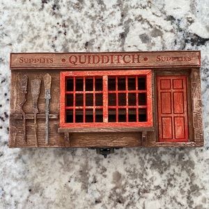 Harry Potter Quidditch Supplies Broom wooden pencil holder handmade from Etsy